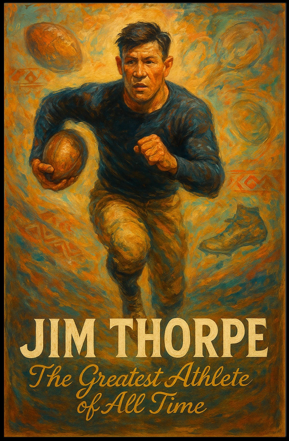 Jim Thorpe Legendary Athlete Jim Thorpe Poster