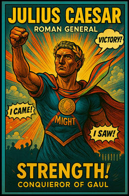 Julius Caesar – Roman General Poster PosterGoat