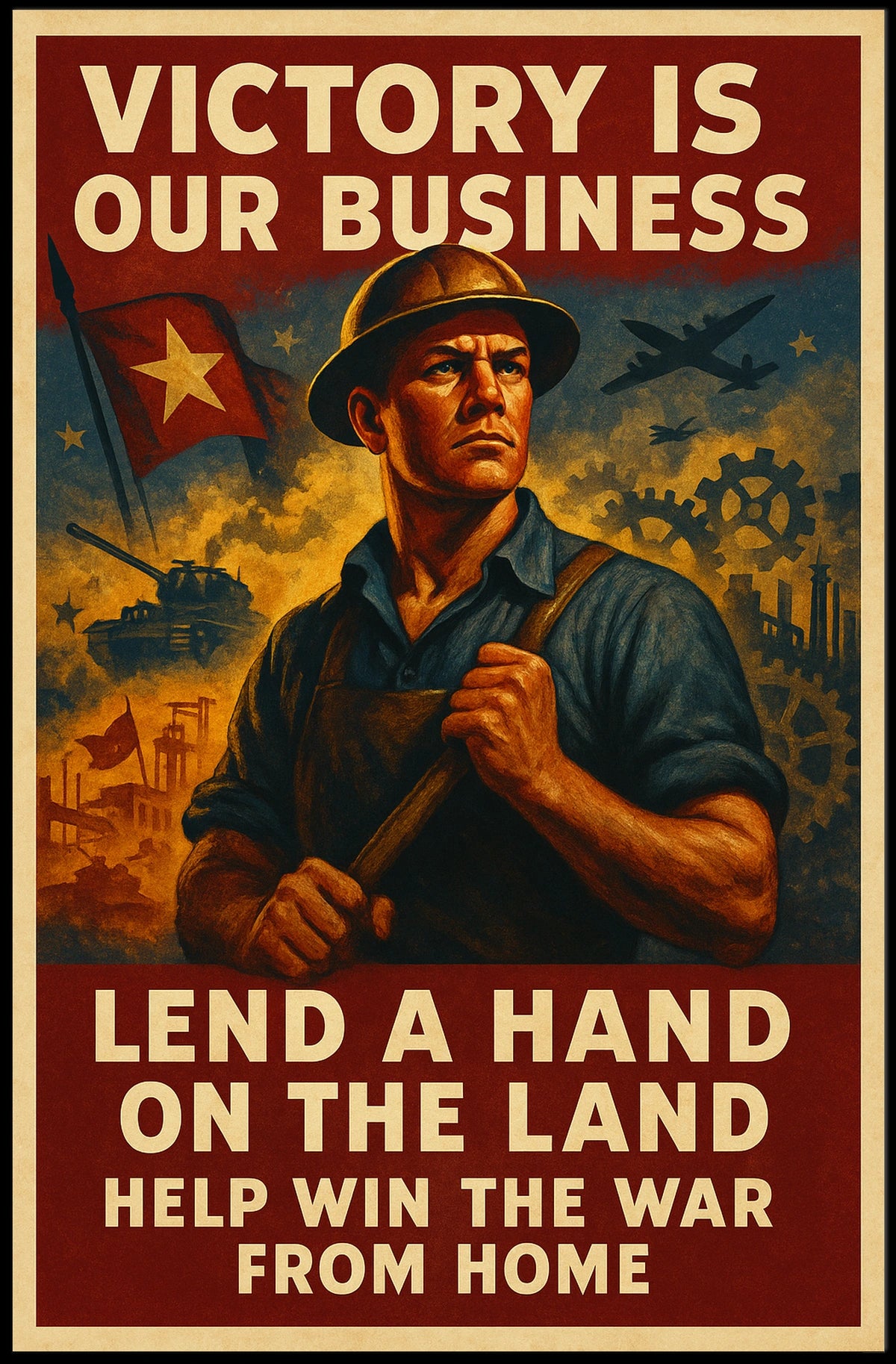 Victory is Our Business Poster