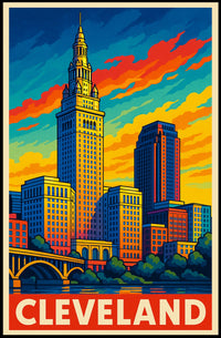 Cleveland Skyline Poster