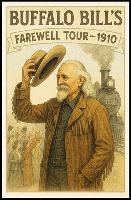 Buffalo Bill's Farewell Tour 1910 Poster