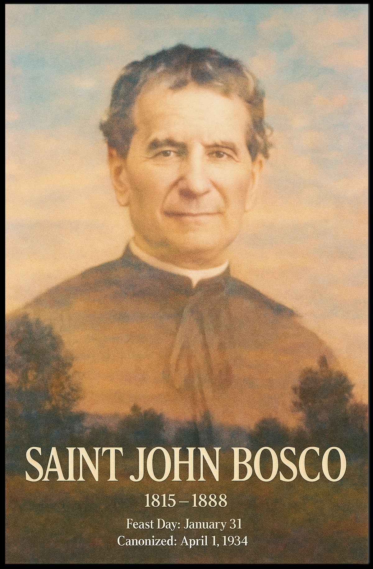 Saint John Bosco Poster