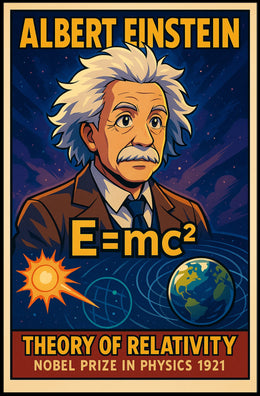 Albert Einstein Nobel Prize In Physics Poster