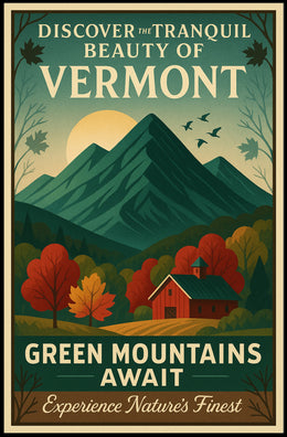 Vermont Scenic Beauty Wall Art Print
