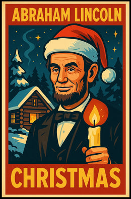 Abraham Lincoln Christmas Poster
