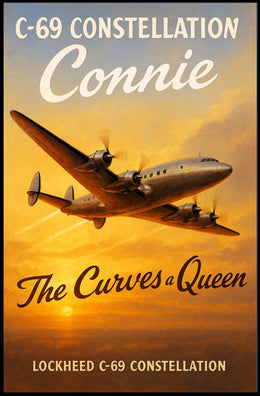 Lockheed C-69 Constellation Connie Poster PosterGoat