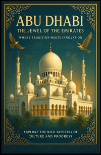 Abu Dhabi Jewel of the Emirates Travel Poster