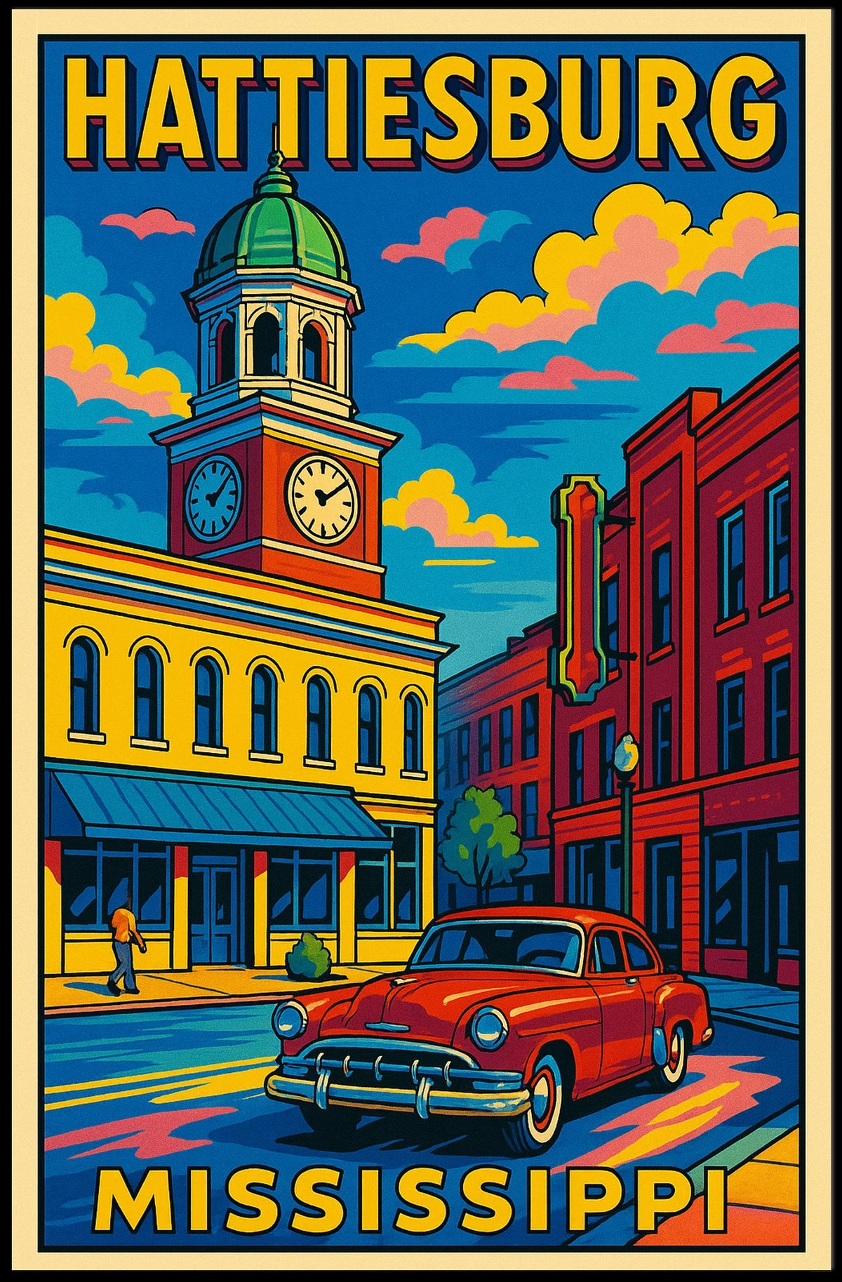 Hattiesburg, Mississippi Poster