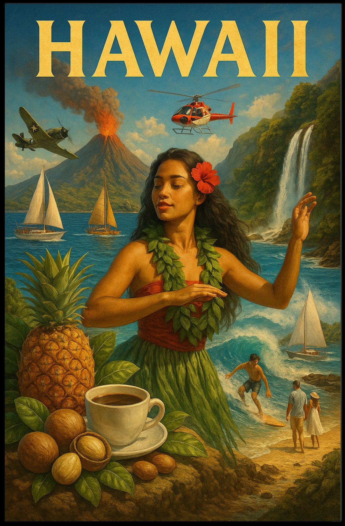Aloha Hawaii Poster