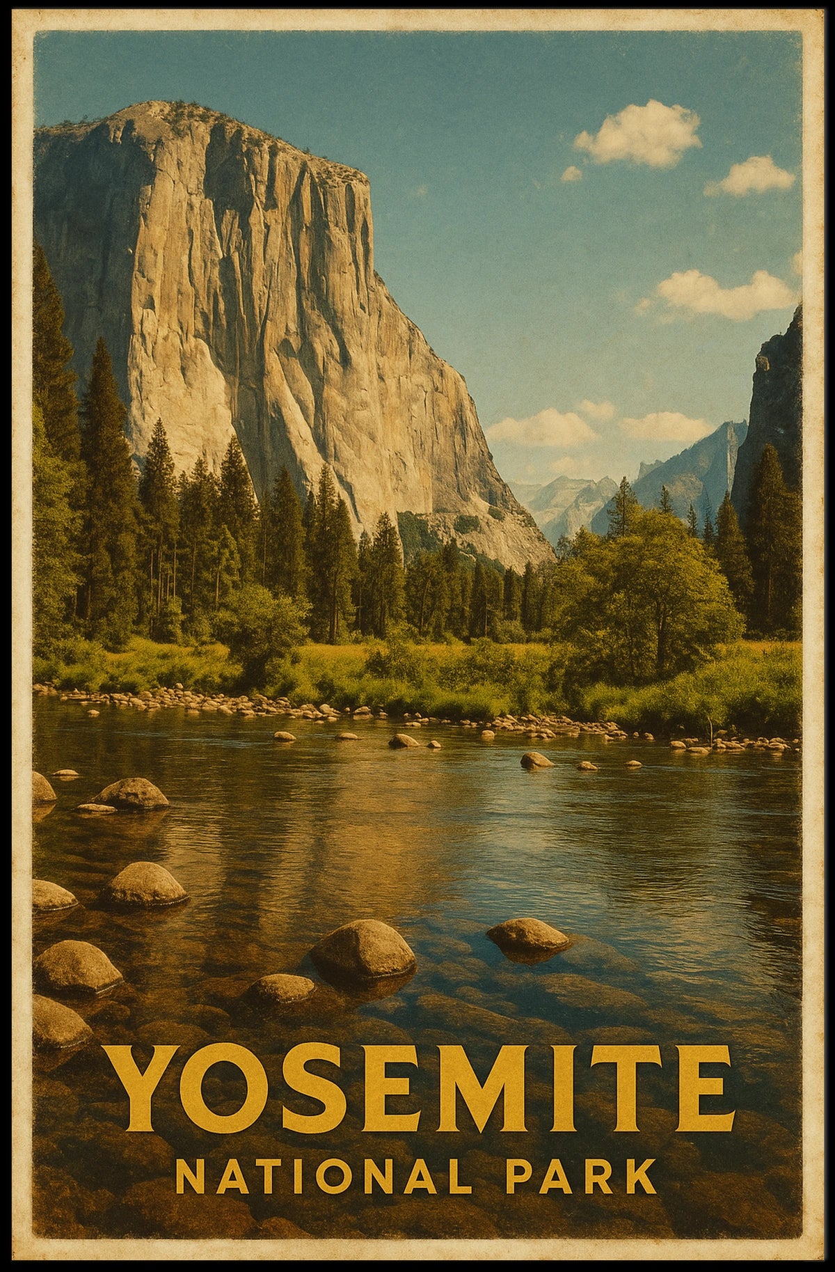 Yosemite National Park Poster