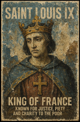 Saint Louis Ix King Of France Poster