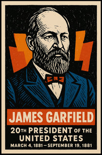 James Garfield 20th President Poster