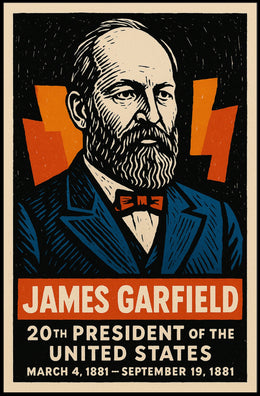 James Garfield 20th President Poster