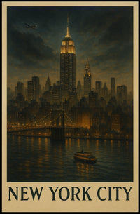 New York City Skyline Poster