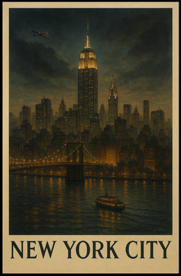 New York City Skyline Poster