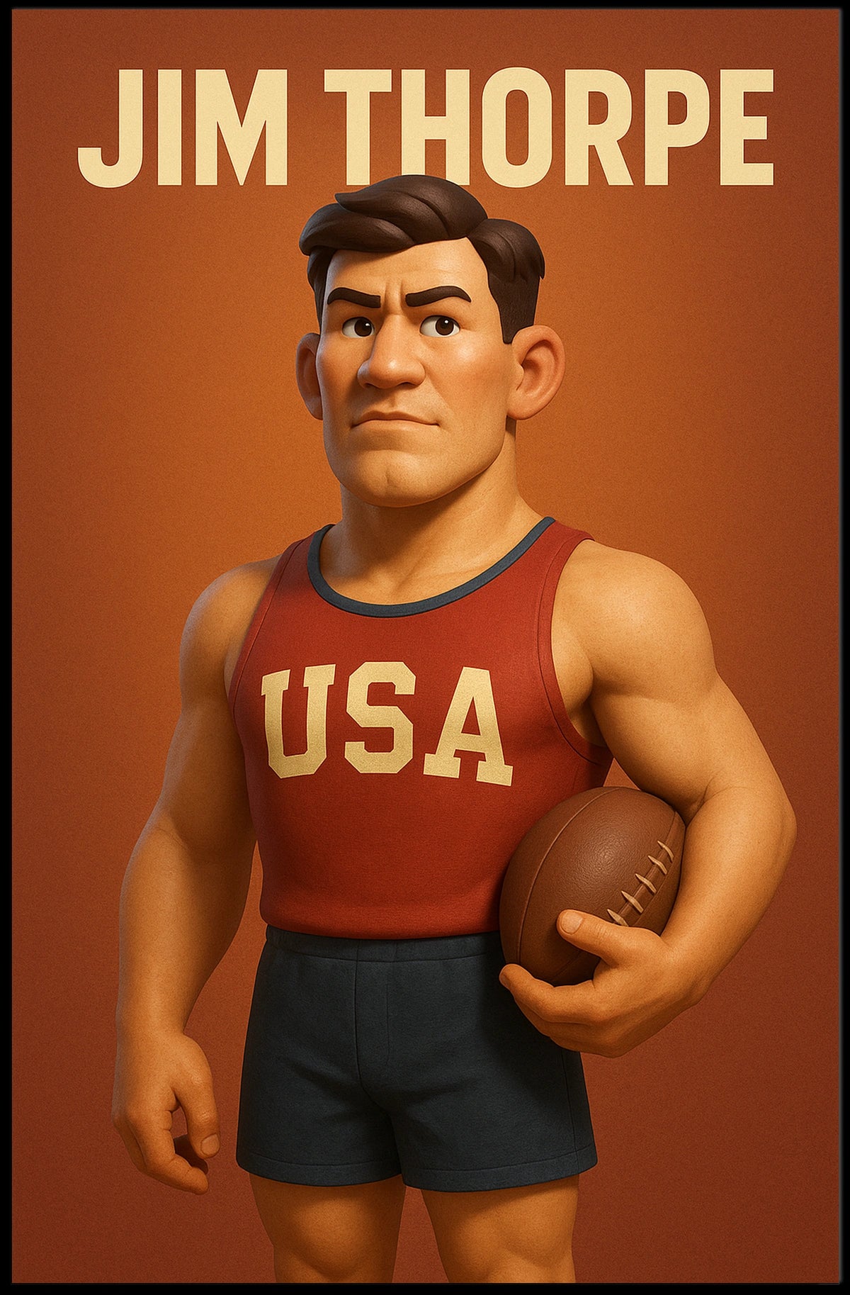 Jim Thorpe Tribute Poster