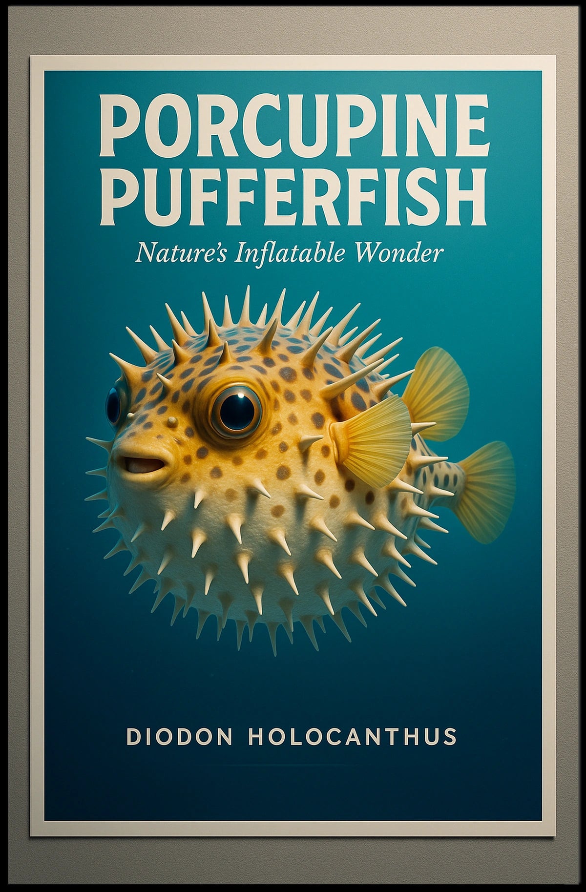 Porcupine Pufferfish Natures Inflatable Wonder Poster