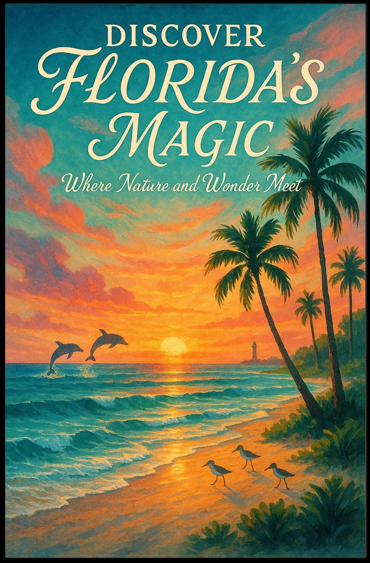 Discover Floridas Magic Poster
