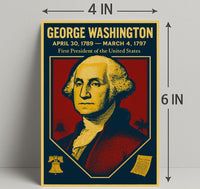 George Washington First President Poster PosterGoat
