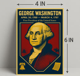 George Washington First President Poster PosterGoat