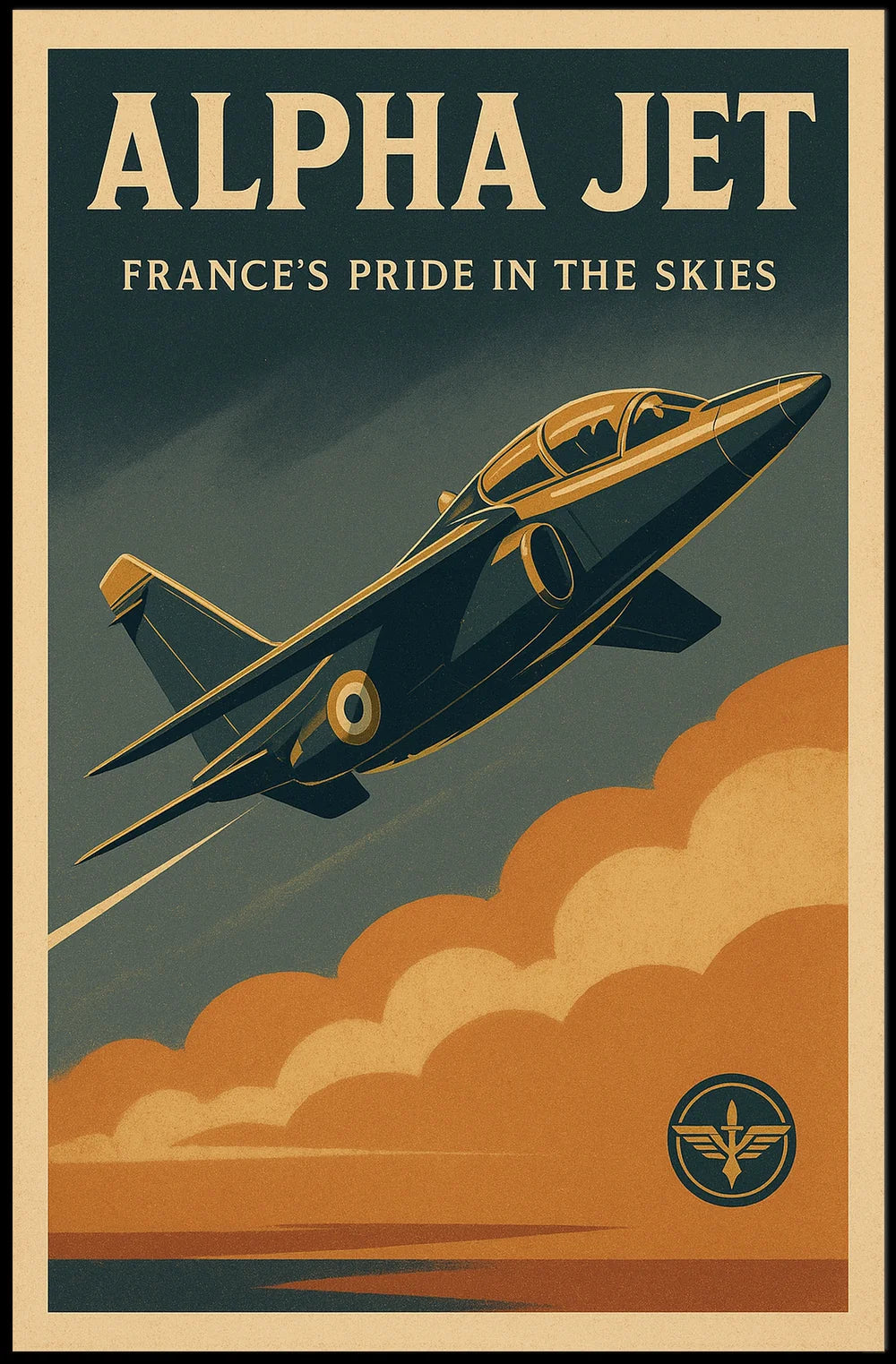 Alpha Jet Aviation Enthusiast Poster