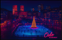 Winter Wonderland in Oslo Poster