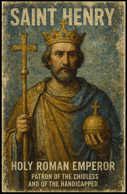 Saint Henry: Reverent Medieval Art Poster