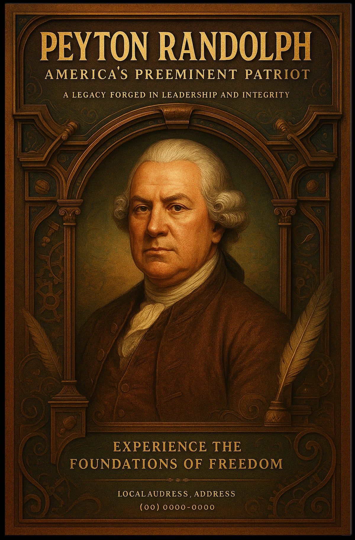 Peyton Randolph Americas Preeminent Patriot Poster
