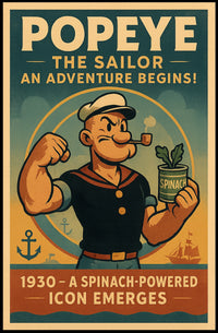 Popeye 1929 Art Poster POP-32
