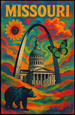 Missouri A Vibrant Tribute Poster