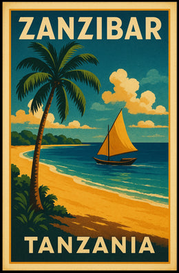Zanzibar Travel Poster