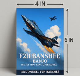 F2H Banshee The Jet That Sang Over Korea Poster PosterGoat
