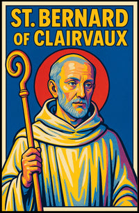 St. Bernard of Clairvaux Poster