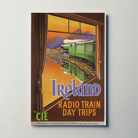 Vintage Poster - Ireland Radio Train Day Trips