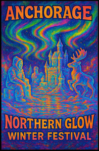 Anchorage Northern Glow Winter Festival Poster