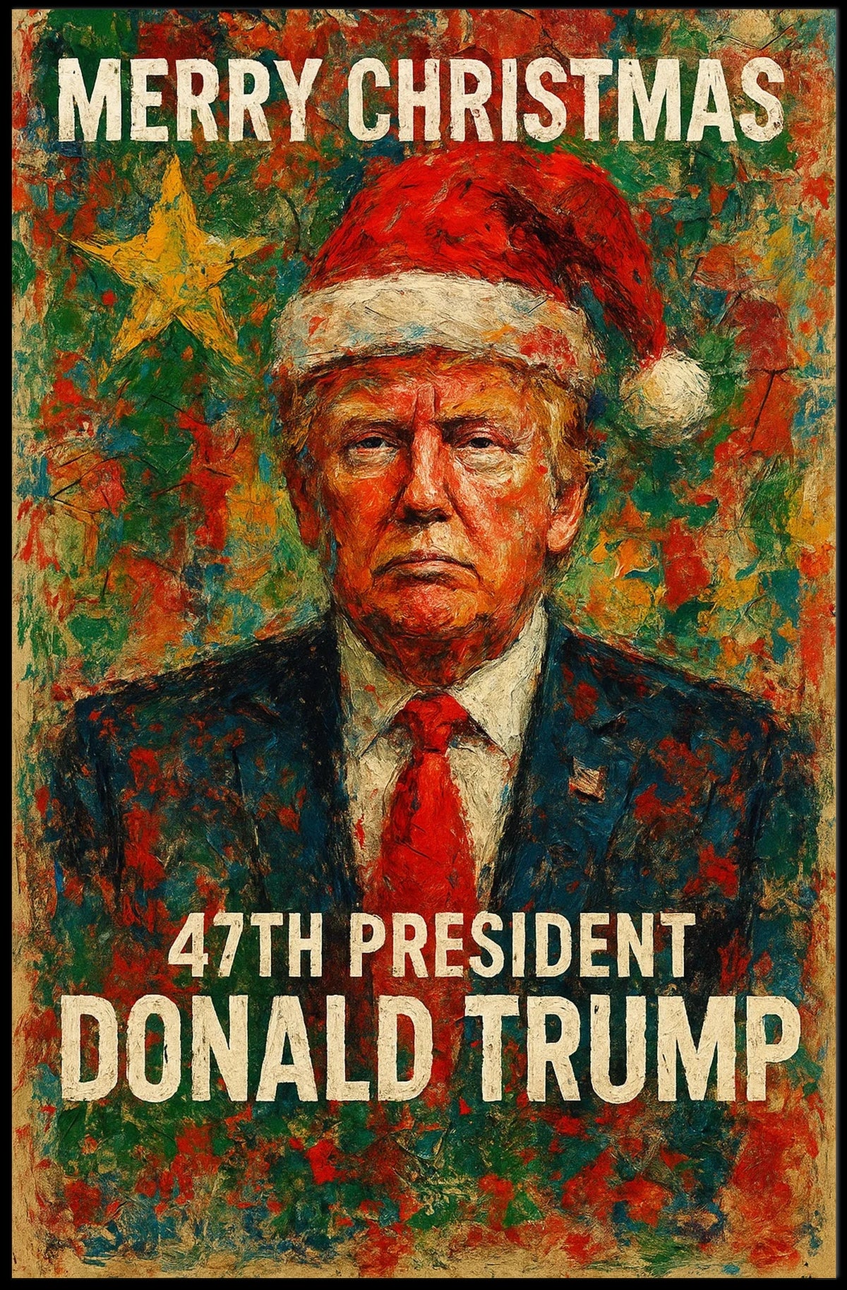 Donald Trump Modern Era Portrait Presidential Poster