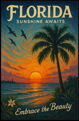 Florida Sunshine Awaits Poster