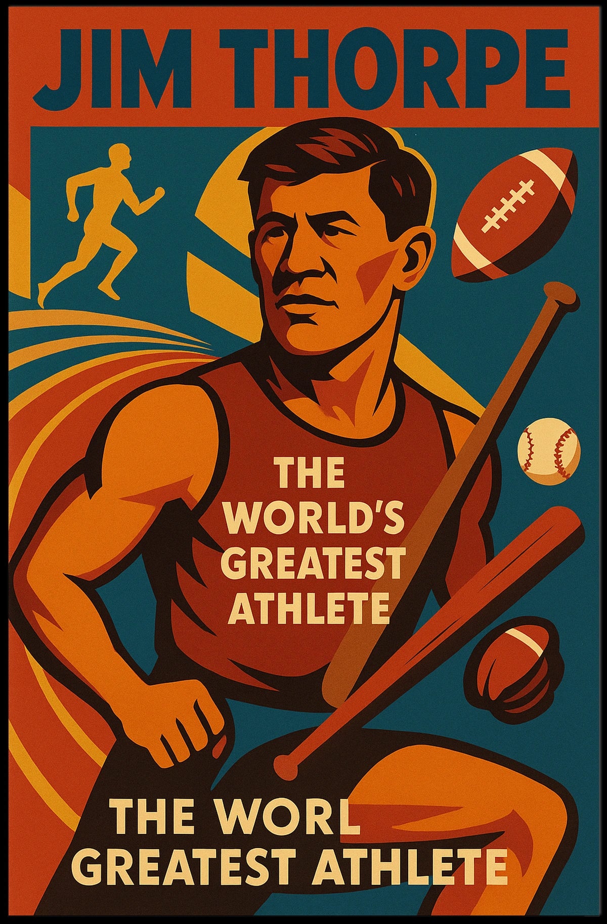 The Worlds Greatest Athlete Poster