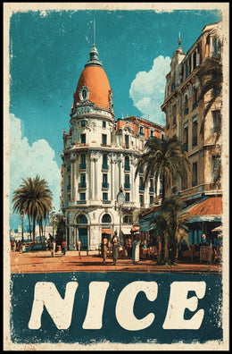 Vintage Nice Travel Poster