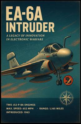 EA-6A Intruder A Legacy of Innovation Poster