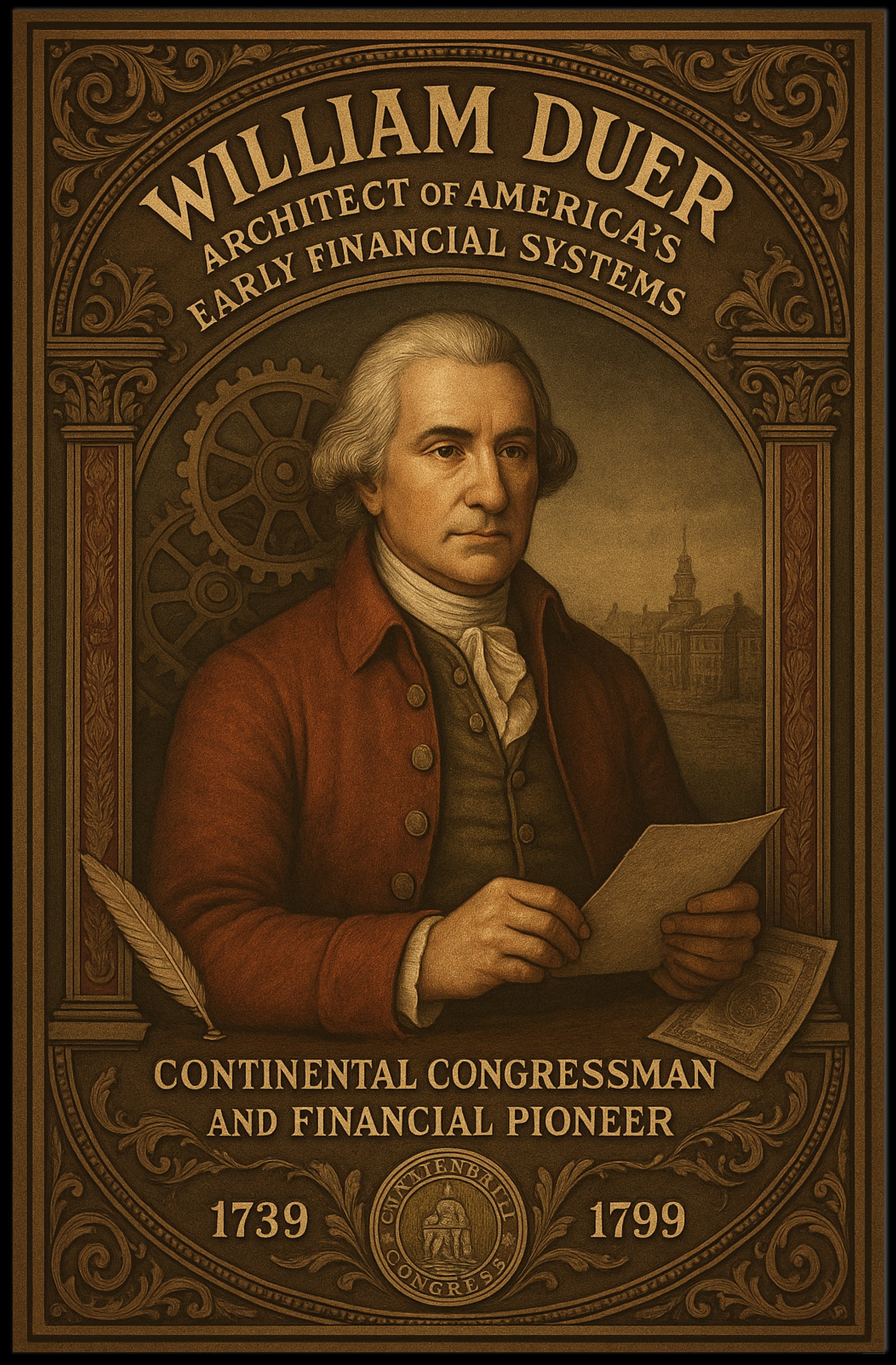 William Duer Architect of Americas Early Financial Systems Poster PosterGoat