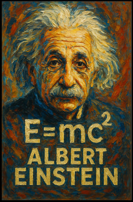 Albert Einstein Iconic Physicist Poster