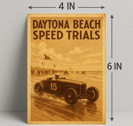 Daytona Beach Speed Trials Poster PosterGoat