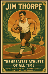 Jim Thorpe The Greatest Athlete of All Time Jim Thorpe Poster
