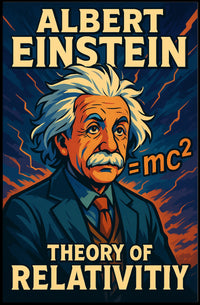 Albert Einstein Theory Of Relativity Poster