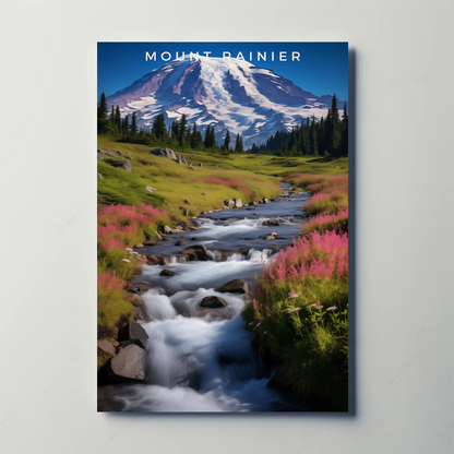Mount Rainier National Park Poster