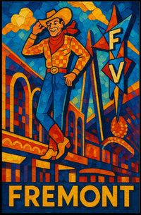 Fremont Cowboy Poster