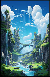 Enchanted Sky Bridges Poster