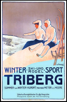 Winter Sports in Triberg Poster PosterGoat