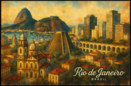 Rio de Janeiro A Vibrant Cityscape Poster